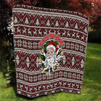 Funny Santa Claus Release The Kringle Christmas Quilt Xmas Holiday Patterns - Wonder Print Shop