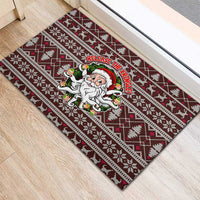 Funny Santa Claus Release The Kringle Christmas Rubber Doormat Xmas Holiday Patterns - Wonder Print Shop