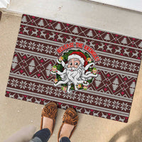 Funny Santa Claus Release The Kringle Christmas Rubber Doormat Xmas Holiday Patterns - Wonder Print Shop