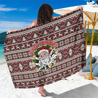 Funny Santa Claus Release The Kringle Christmas Sarong Xmas Holiday Patterns - Wonder Print Shop