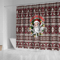 Funny Santa Claus Release The Kringle Christmas Shower Curtain Xmas Holiday Patterns - Wonder Print Shop