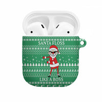 Funny Santa Claus Christmas AirPods Case Xmas Holiday Patterns - Wonder Print Shop