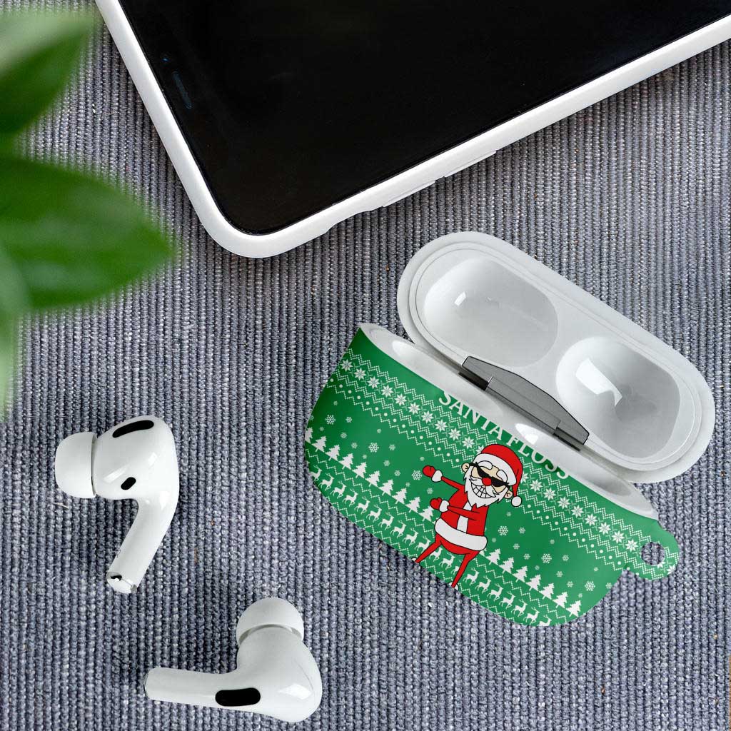 Funny Santa Claus Christmas AirPods Case Xmas Holiday Patterns - Wonder Print Shop