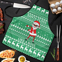 Funny Santa Claus Christmas Apron Xmas Holiday Patterns - Wonder Print Shop