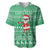 Funny Santa Claus Christmas Baseball Jersey Xmas Holiday Patterns - Wonder Print Shop