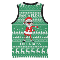 Funny Santa Claus Christmas Basketball Jersey Xmas Holiday Patterns - Wonder Print Shop