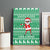 Funny Santa Claus Christmas Canvas Wall Art Xmas Holiday Patterns - Wonder Print Shop