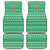 Funny Santa Claus Christmas Car Mats Xmas Holiday Patterns - Wonder Print Shop