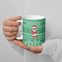 Funny Santa Claus Christmas Ceramic Mug Xmas Holiday Patterns - Wonder Print Shop