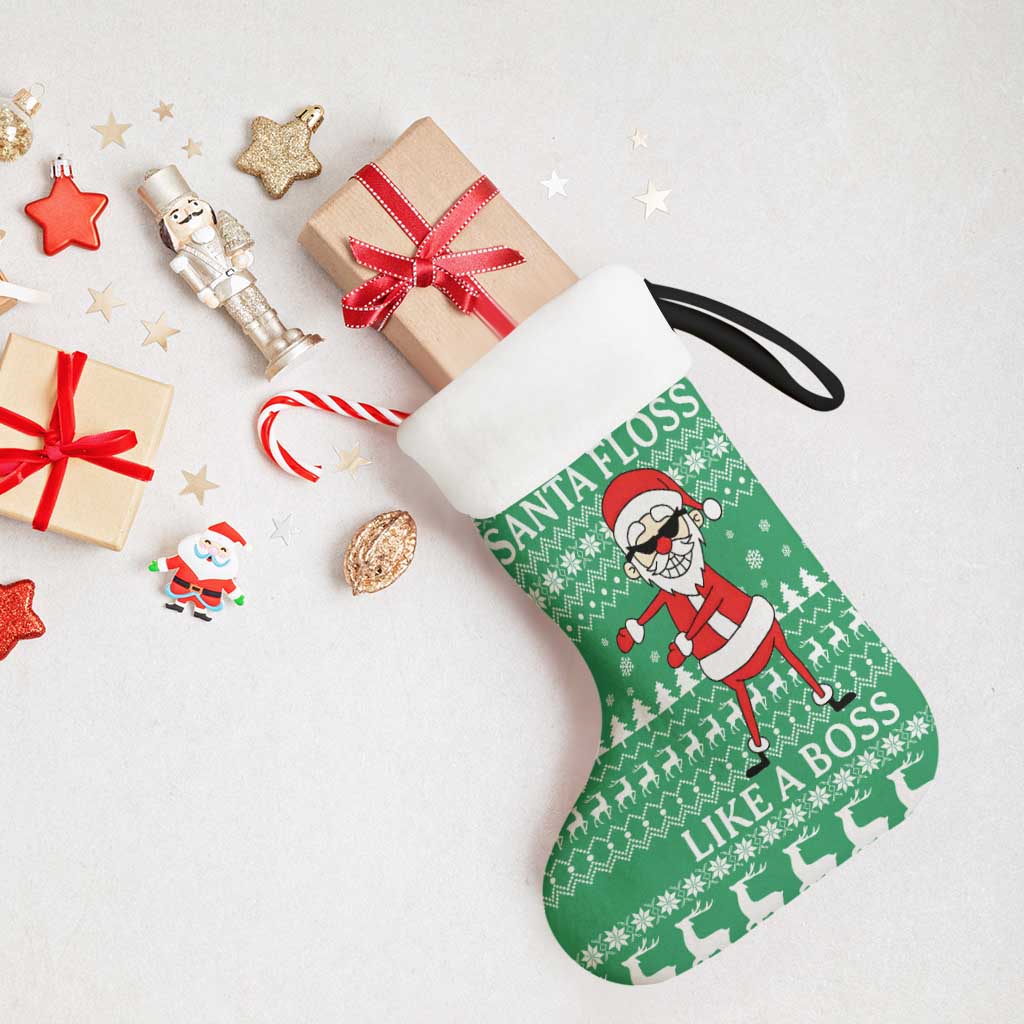 Funny Santa Claus Christmas Stocking Xmas Holiday Patterns - Wonder Print Shop