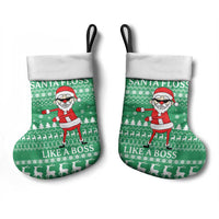 Funny Santa Claus Christmas Stocking Xmas Holiday Patterns - Wonder Print Shop