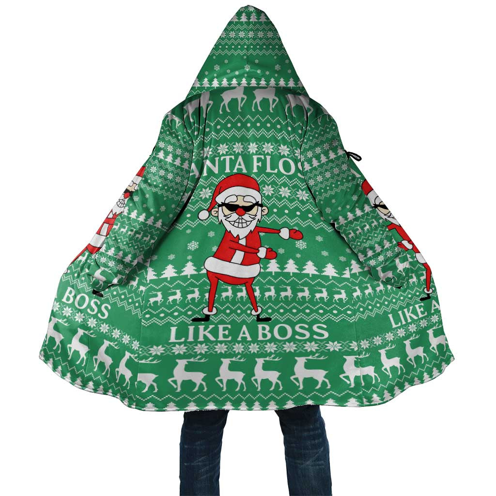 Funny Santa Claus Christmas Cloak Xmas Holiday Patterns - Wonder Print Shop