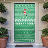 Funny Santa Claus Christmas Door Cover Xmas Holiday Patterns - Wonder Print Shop
