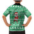 Funny Santa Claus Christmas Family Matching Mermaid Dress and Hawaiian Shirt Xmas Holiday Patterns - Wonder Print Shop
