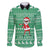 Funny Santa Claus Christmas Family Matching Mermaid Dress and Hawaiian Shirt Xmas Holiday Patterns - Wonder Print Shop