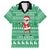 Funny Santa Claus Christmas Family Matching Off The Shoulder Long Sleeve Dress and Hawaiian Shirt Xmas Holiday Patterns - Wonder Print Shop
