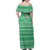 Funny Santa Claus Christmas Family Matching Off Shoulder Maxi Dress and Hawaiian Shirt Xmas Holiday Patterns - Wonder Print Shop