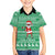 Funny Santa Claus Christmas Family Matching Off Shoulder Short Dress and Hawaiian Shirt Xmas Holiday Patterns - Wonder Print Shop