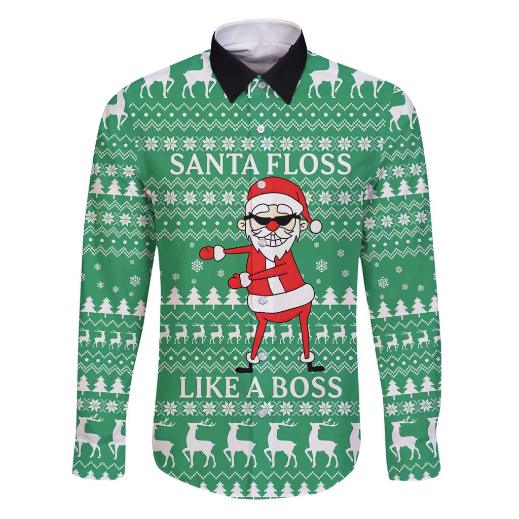 Funny Santa Claus Christmas Family Matching Puletasi and Hawaiian Shirt Xmas Holiday Patterns - Wonder Print Shop