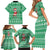 Funny Santa Claus Christmas Family Matching Short Sleeve Bodycon Dress and Hawaiian Shirt Xmas Holiday Patterns - Wonder Print Shop