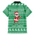 Funny Santa Claus Christmas Family Matching Short Sleeve Bodycon Dress and Hawaiian Shirt Xmas Holiday Patterns - Wonder Print Shop