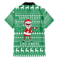 Funny Santa Claus Christmas Family Matching Tank Maxi Dress and Hawaiian Shirt Xmas Holiday Patterns - Wonder Print Shop