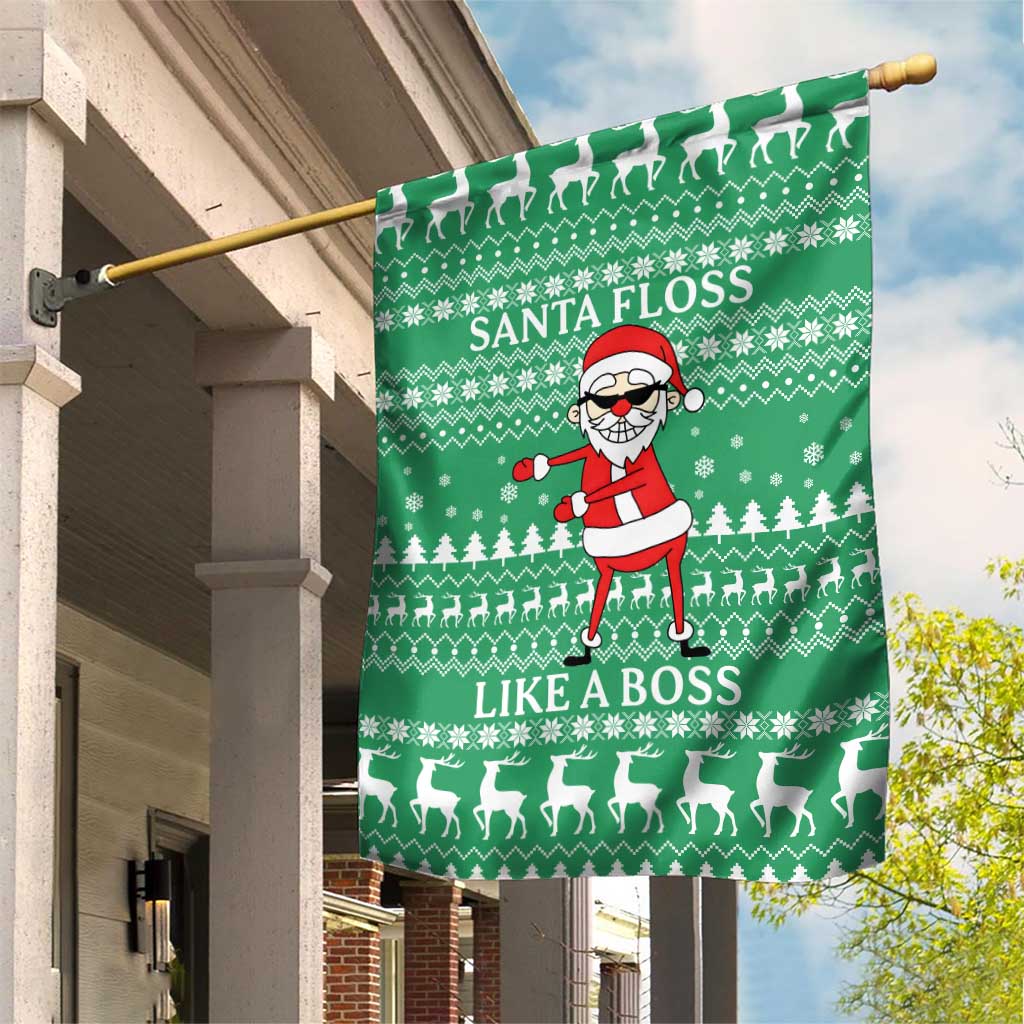 Funny Santa Claus Christmas Garden Flag Xmas Holiday Patterns - Wonder Print Shop