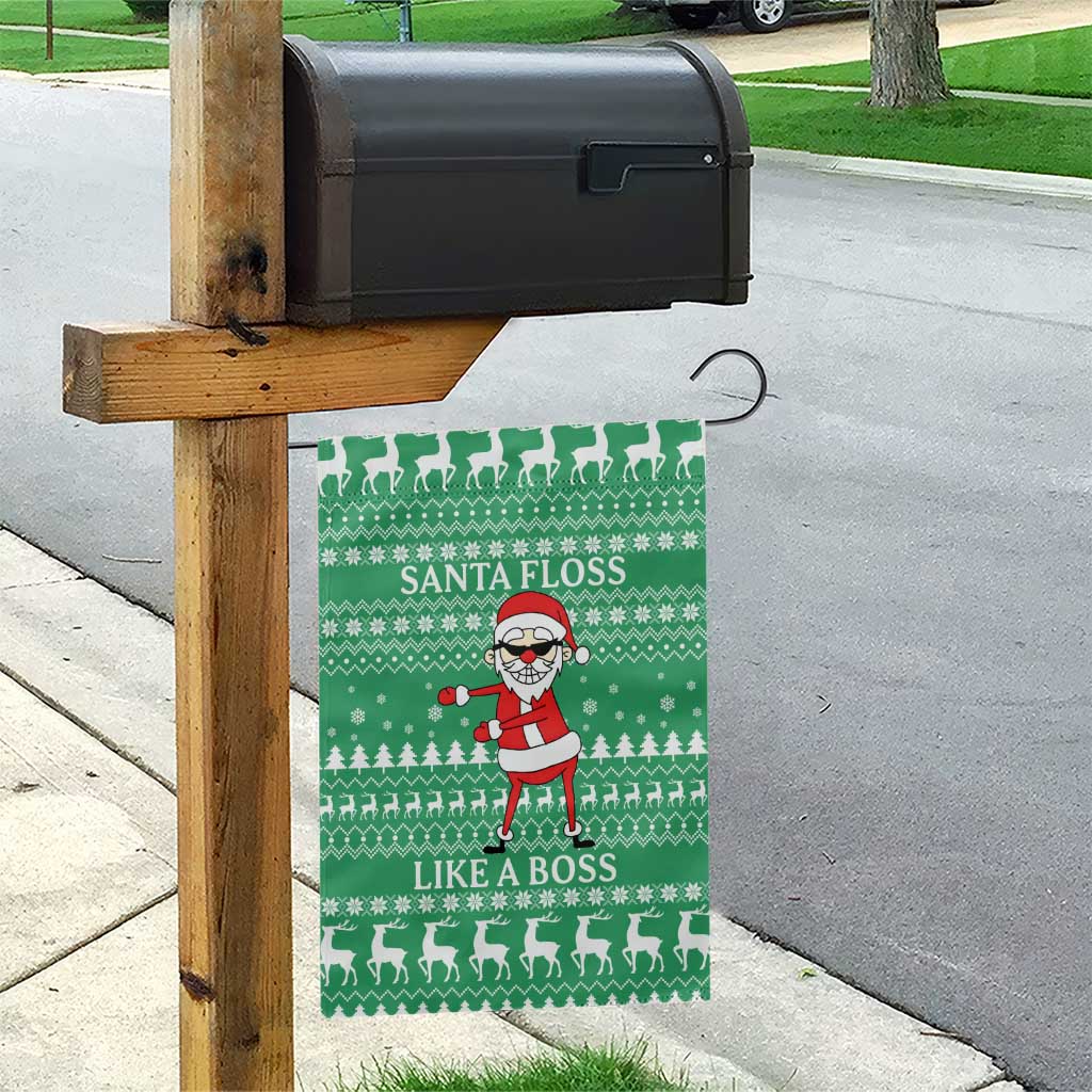 Funny Santa Claus Christmas Garden Flag Xmas Holiday Patterns - Wonder Print Shop