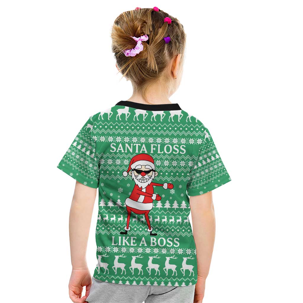 Funny Santa Claus Christmas Kid T Shirt Xmas Holiday Patterns - Wonder Print Shop