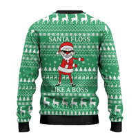 Funny Santa Claus Christmas Ugly Christmas Sweater Xmas Holiday Patterns - Wonder Print Shop