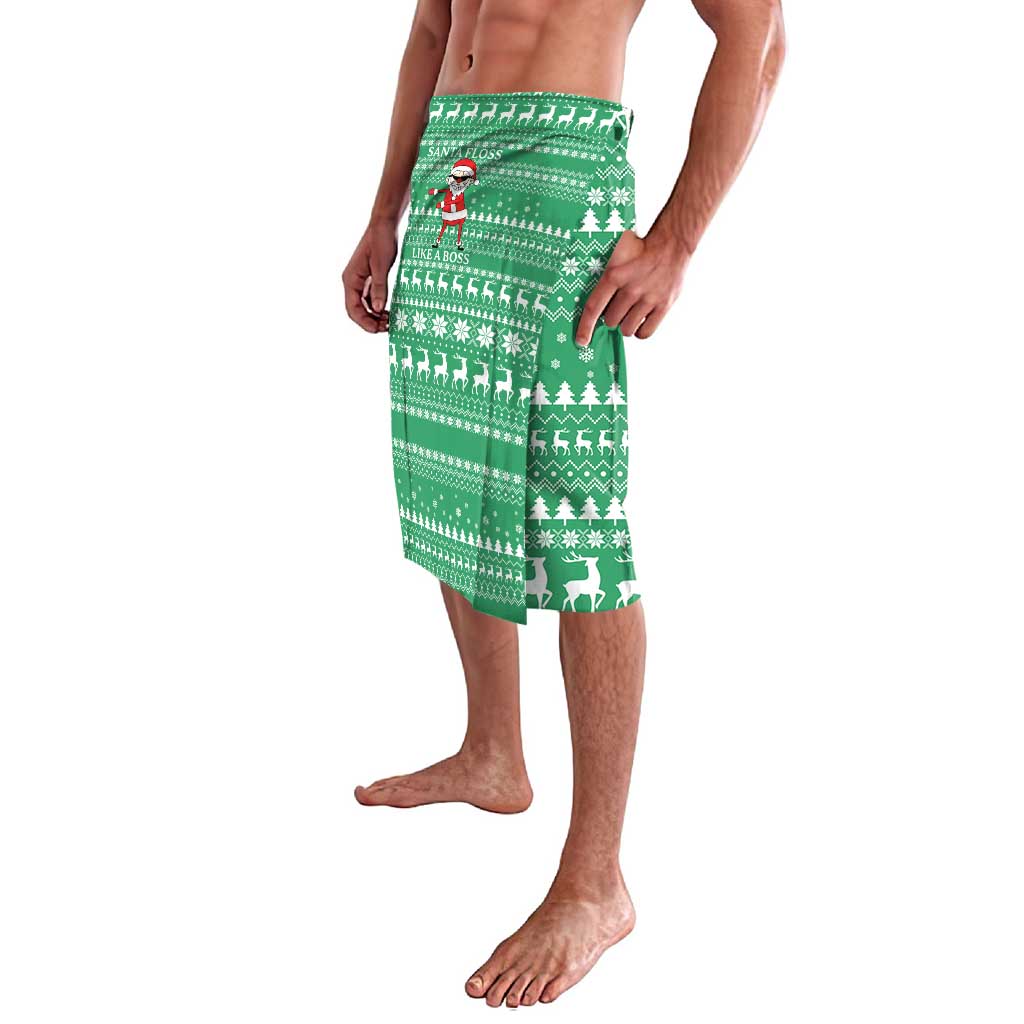 Funny Santa Claus Christmas Lavalava Xmas Holiday Patterns - Wonder Print Shop