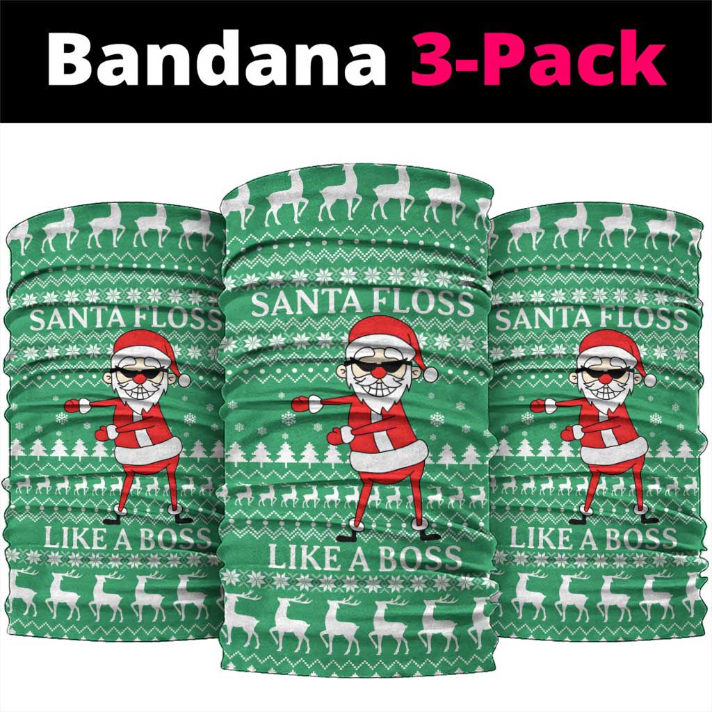 Funny Santa Claus Christmas Neck Gaiter Xmas Holiday Patterns - Wonder Print Shop