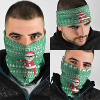 Funny Santa Claus Christmas Neck Gaiter Xmas Holiday Patterns - Wonder Print Shop