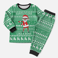 Funny Santa Claus Christmas Pajama Set Xmas Holiday Patterns - Wonder Print Shop
