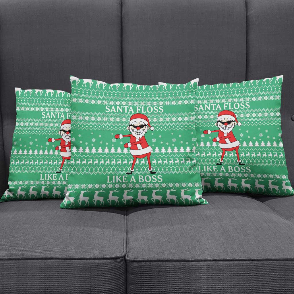 Funny Santa Claus Christmas Pillow Cover Xmas Holiday Patterns - Wonder Print Shop