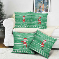 Funny Santa Claus Christmas Pillow Cover Xmas Holiday Patterns - Wonder Print Shop
