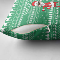 Funny Santa Claus Christmas Pillow Cover Xmas Holiday Patterns - Wonder Print Shop