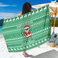 Funny Santa Claus Christmas Sarong Xmas Holiday Patterns - Wonder Print Shop