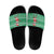 Funny Santa Claus Christmas Slide Sandals Xmas Holiday Patterns - Wonder Print Shop