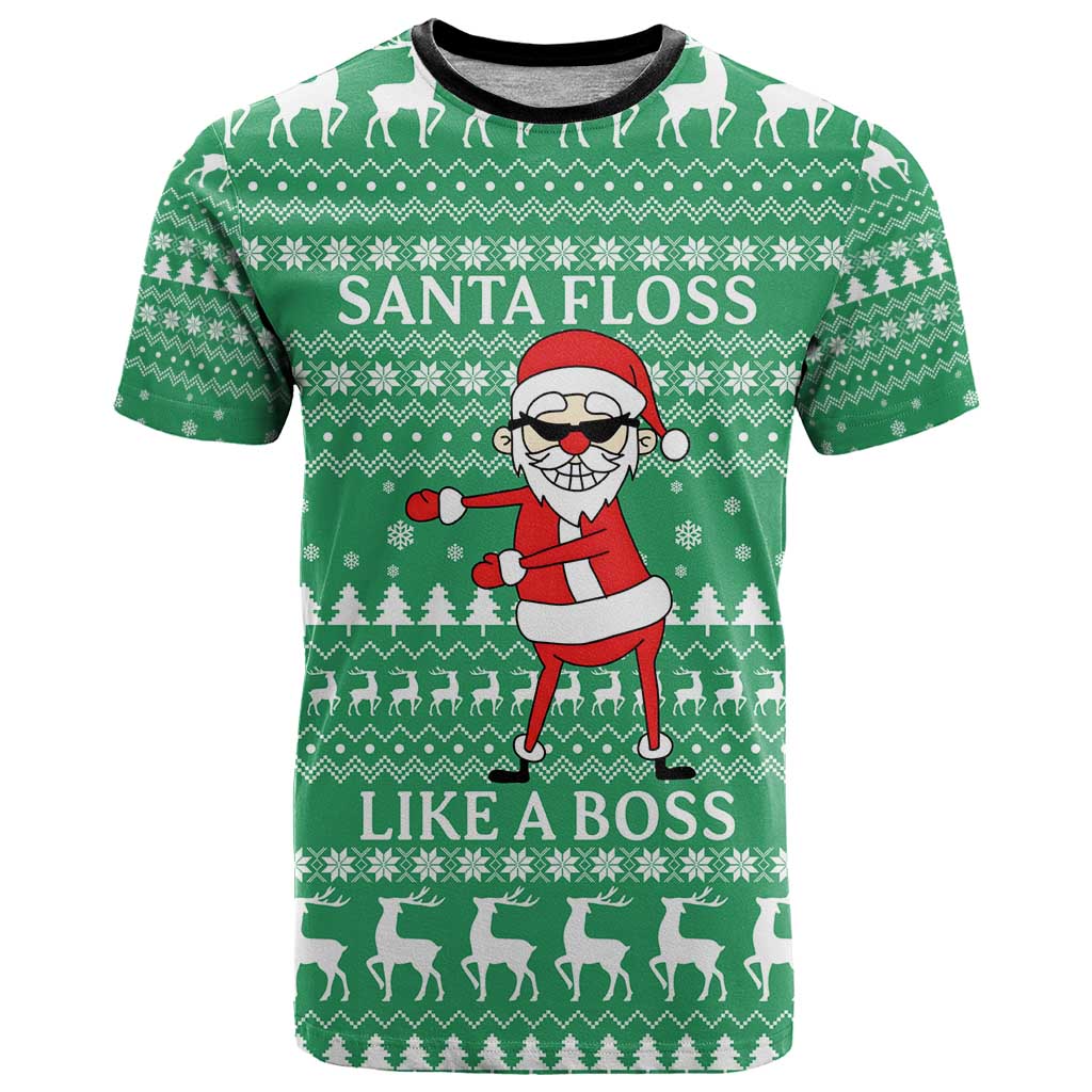 Funny Santa Claus Christmas T Shirt Xmas Holiday Patterns - Wonder Print Shop