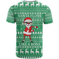 Funny Santa Claus Christmas T Shirt Xmas Holiday Patterns - Wonder Print Shop