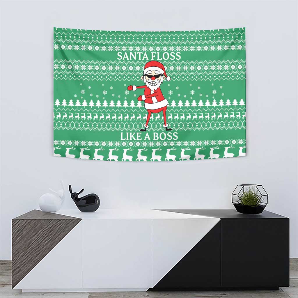 Funny Santa Claus Christmas Tapestry Xmas Holiday Patterns - undefined