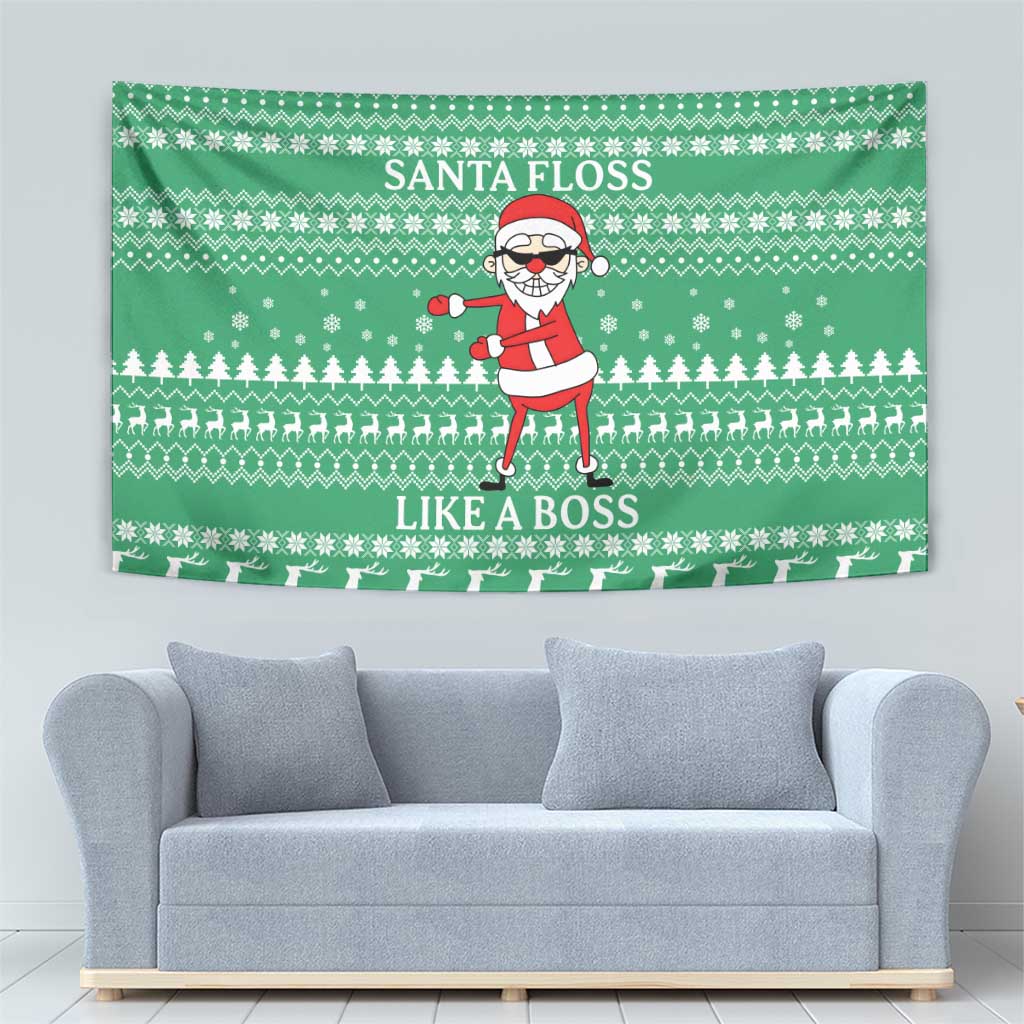 Funny Santa Claus Christmas Tapestry Xmas Holiday Patterns - undefined