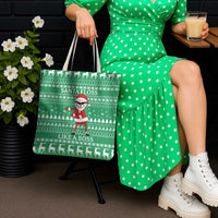 Funny Santa Claus Christmas Tote Bag Xmas Holiday Patterns - Wonder Print Shop