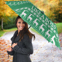 Funny Santa Claus Christmas Umbrella Xmas Holiday Patterns - Wonder Print Shop