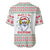 Funny Santa Music Is For Everyone Christmas Baseball Jersey Xmas Holiday Patterns - Wonder Print Shop