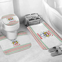 Funny Santa Music Is For Everyone Christmas Bathroom Set Xmas Holiday Patterns - Wonder Print Shop