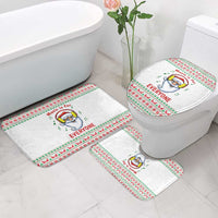 Funny Santa Music Is For Everyone Christmas Bathroom Set Xmas Holiday Patterns - Wonder Print Shop
