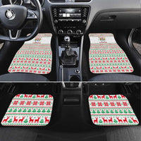 Funny Santa Music Is For Everyone Christmas Car Mats Xmas Holiday Patterns - Wonder Print Shop