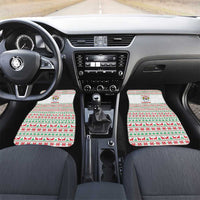 Funny Santa Music Is For Everyone Christmas Car Mats Xmas Holiday Patterns - Wonder Print Shop